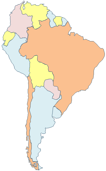 Geo Map South America 2921